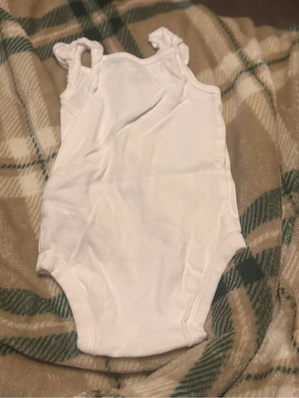 Carter's White Baby One-Piece with Yellow Giraffe Graphic